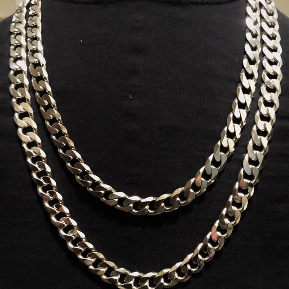 High Quality Solid .925 Sterling Silver Chains - Picture 2 of 16